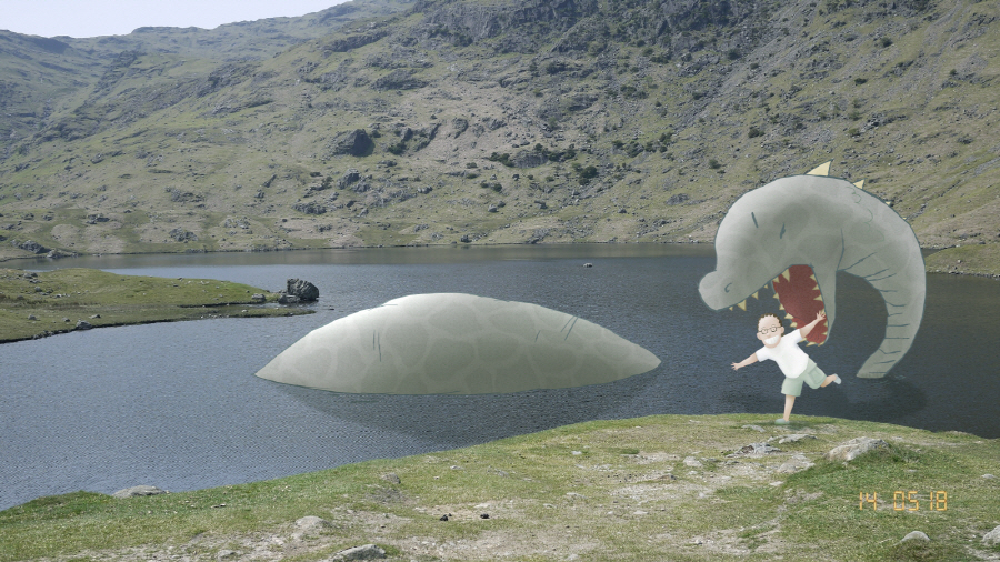 01 with my lad Loch Ness